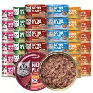 동원 뉴트리플랜 토핑캔 160g x 72캔 6종 골라담기 고양이캔 고양이간식 습식캔