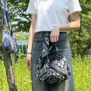 [다잇템]여자 데일리 패턴 숄더 크로스 백