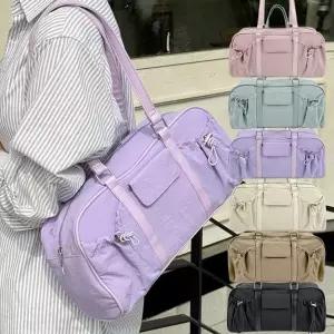 [다잇템]여자 경량 나일론 데일리 보스턴 숄더 크로스백