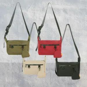 [다잇템]남자 여자 사계절 경량 나일론 미니 크로스백