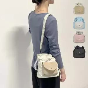 [다잇템]여자 사계절 가벼운 나일론 휴대용 미니 크로스백