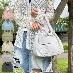 [다잇템]여자 데일리 미니 나일론 숄더 크로스백