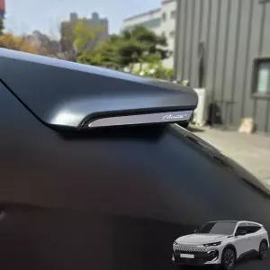 필랑트 튜닝 용품 루프 스포일러 사이드 포인트 메탈 커버 악세사리 몰딩