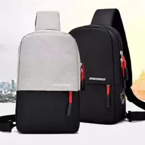 (옵션 그레이)여행보조가방 남자여행용크로스백 웨이스트백