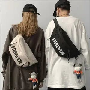 힙색 레터링 가방 메신저백 크로스백 남녀공용 포인트 슬링백