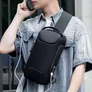 D 도난방지가방 잠금장치 방검 가방 여행용 여행 크로스백 힙색 메신저백