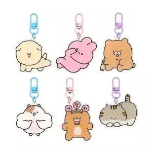 [하프클럽/]가방랜덤키홀더 선물용 아크릴키홀더 즐거운 액세서리 열쇠고