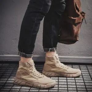 [하프클럽/]남자 2컬러 튼튼한 아웃도어화 여행신발 마틴부츠