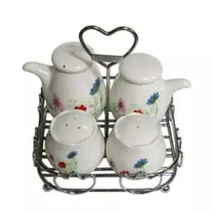 철기아트 소스병 코스모스 4세트 양념 조미료 양념