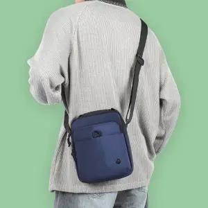 (색상 네이비)휴대용가방 데일리 직장인 여행용 크로스백 가방 네이비 남성여행용크로스백