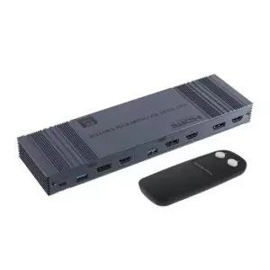 2x2 듀얼 디스플레이 DP HDMI KVM 스위치 USB3.0 선택기