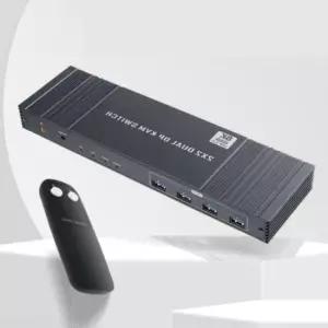 HDMI KVM 스위치 8K 듀얼 화면 모니터 선택기