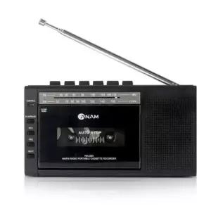 아남A37 블랙 카세트 녹음기 플레이어 MP3 라디오