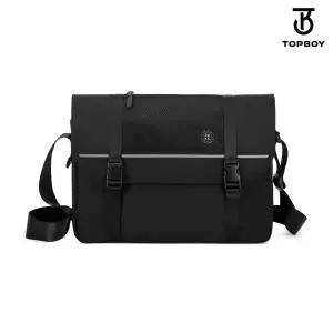 [탑보이] 메쉬 포켓 심플 메신저 크로스백 (RL010)