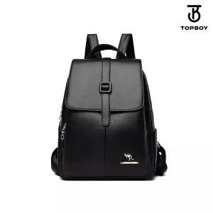 [탑보이] 심플 캐쥬얼 레더 백팩 (BG319)