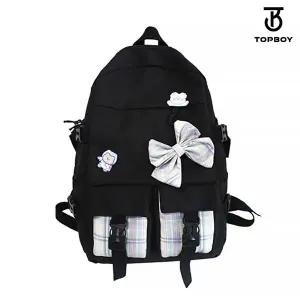 [탑보이] 타탄 체크 포인트 백팩 (BG139)