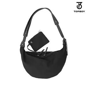 [탑보이] 심플 미니 파우치 하프문 크로스백 (RL070)