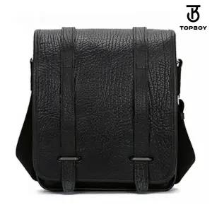 [탑보이] 풀 그레인 레더 클래식 크로스백 (BG357)