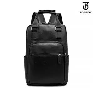 [탑보이] 비즈니스 지퍼 레더 백팩 (BG099)