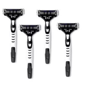 [콩심팥심]B도루코 페이스4 휴대용 4중날면도기 4개