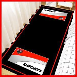 두카티 오토바이 카펫 차고 매트 레이싱 뉴 모토 디스플레이 전시 미끄럼 방지 홈 데코레이션 거실 러그