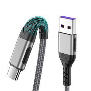 DURCORD USB C 케이블 안드로이드 호환 /폰 /패드 /노트북용 업그레이드된 2팩 10피트 고속 TYPE 충전 아이폰호환 17 /16 /15 /PRO /PLUS /MAX /SAM.SUNGSILVER와 호환되는 충전기 브레이드 케이블