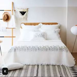 (K)효재 풍기인견 자수 침구세트(이불+패드)