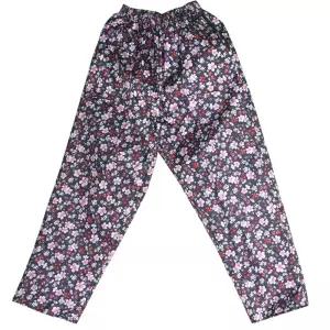 국산 꽃무늬 밀키코팅 방수바지