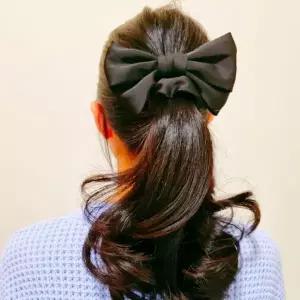 리본헤어밴드 헤어악세서리 올림머리헤어끈 당고머리끈