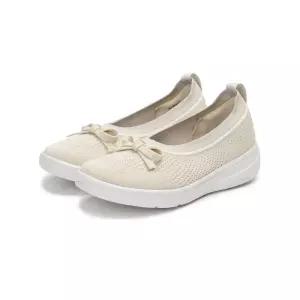 [핏플랍]핏플랍 W 슈퍼 Q 보우 니트 발레 플랫 파리 베이지 JH8-A99