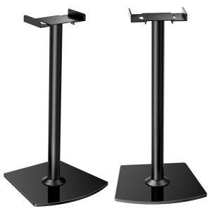 펄기어 유니버설 스피커 스탠드와 케이블 관리, 책장 스피커용 33.6인치 스피커 스탠드, 위성 스피커 및 서라운드 사운드 스피커 최대 22파운드(PGSS2)