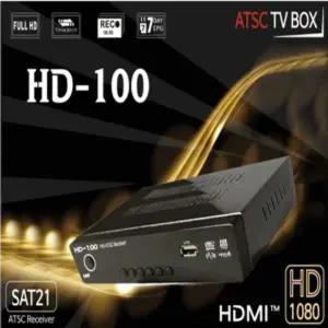 HD-100 디지털수신기 빔프로젝트 구형TV 모니터 대형PDF셋톱박스 셋탑 ATSC리시버 변환컨버터 셋박스