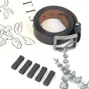 가죽 벨트 고리 5개입 검정 벨트링 벨트고리 검정벨트고리