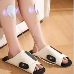 여행필수템! 가성비최고 혈액순환에 좋은 EMS 미세전류 슬리퍼 마사지기 붓기케어 다리라인케어