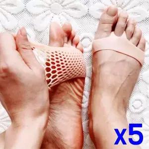 TBZ 미끄럼방지 앞꿈치 실리콘 보호패드 x5개 신발쿠션