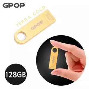 GPOP 128G 테라골드 USB 메모리 메탈