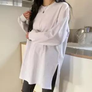 여성 라운드넥 기본 롱 이너 베이직 면 티셔츠 롱슬리브