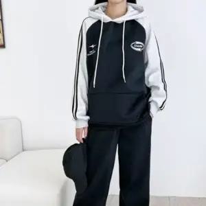 여성 긴팔 포켓 후드티 여자 오버핏 겨울 상의 기모 티셔츠