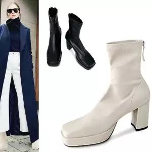 [카미엣뮤즈]플랫폼 스키니 앵클 부츠_KM20w122