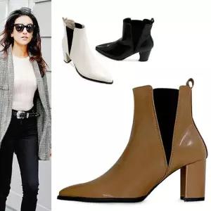 [카미엣뮤즈]스틸레토 앵클 힐 부츠_KM20w044