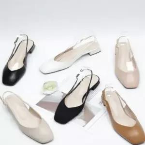 스트랩 데일리 펌프스 로우힐 구두 여성