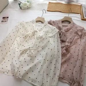 HWY-1008272 하객룩 오피스룩 여성 긴팔 블라우스