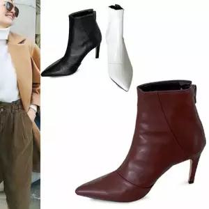 [카미엣뮤즈]스틸레토 앵클 힐 부츠_KM22w100