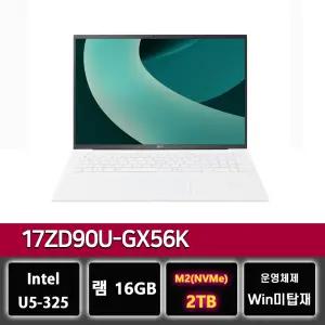 LG그램 프로 17ZD90U-GX56K 팬서레이크 U5 노트북 2TB교체