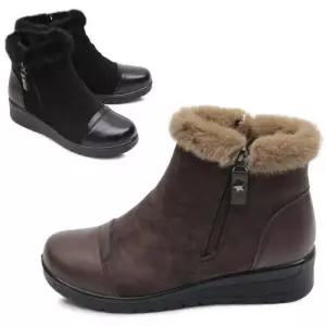 [카미엣뮤즈]퍼트리밍웨지부츠_KM24w177