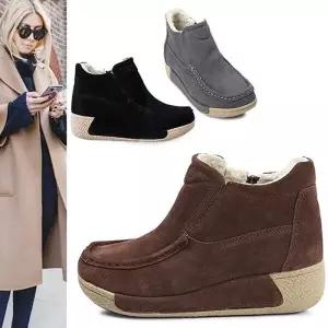 [카미엣뮤즈]웨지 숏 앵클부츠_KM22w207