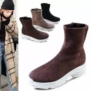 [카미엣뮤즈]삭스 핏 스웨이드 키높이 부츠_KM21w0247