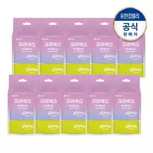 [크리넥스] 실키소프트 쁘띠물티슈 번들팩 8매X6팩X10개