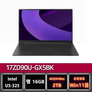 LG그램 프로 17ZD90U-GX5BK 팬서레이크 U5 노트북 윈11설치 2TB교체
