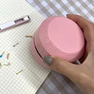 ( )책상 청소기 지우개 똥가루 핑크 지우개가루